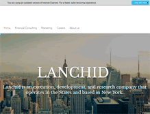 Tablet Screenshot of lanchid.us